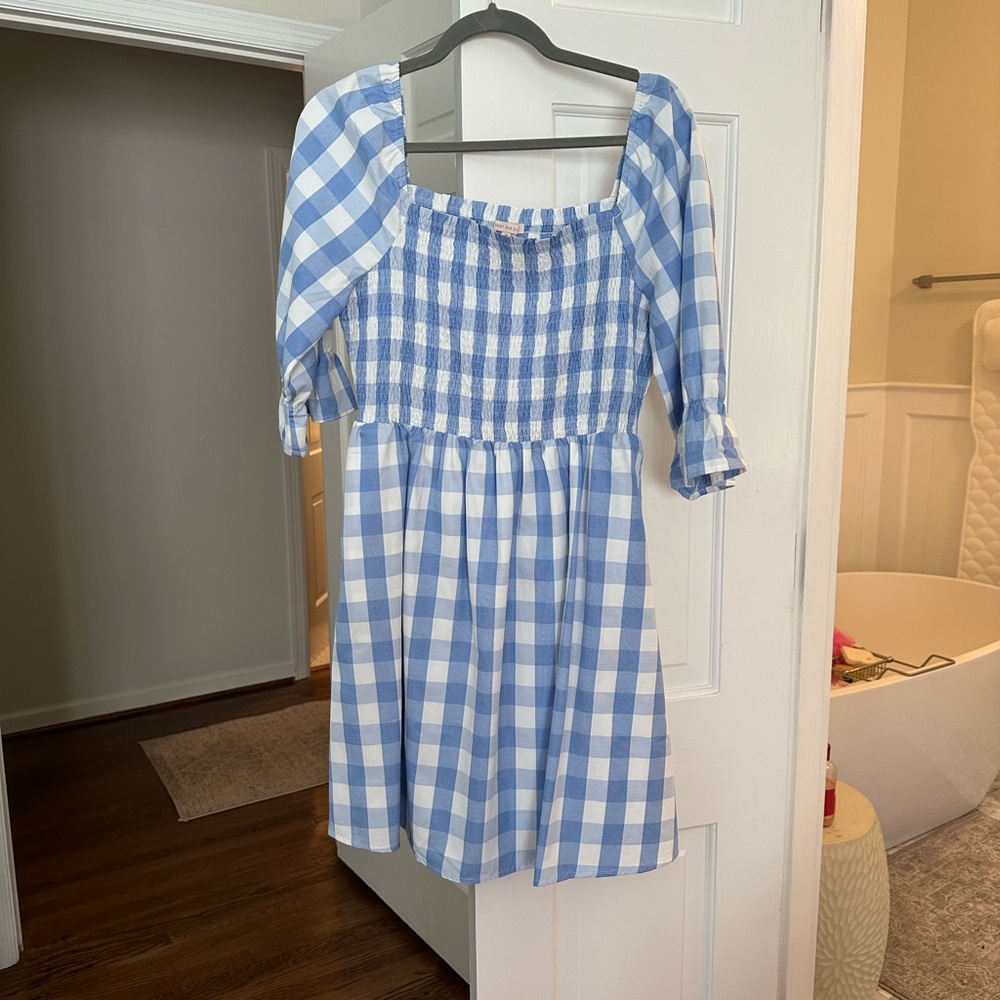 Blue & white, never worn dress